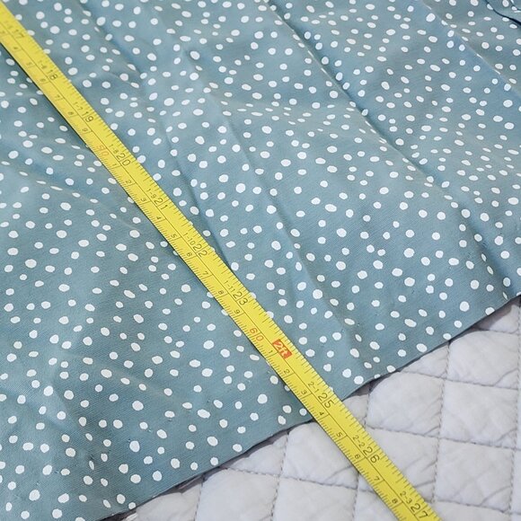 Vintage 80s 90s Teal Green Crinkle Midi Dress & Long Duster Jacket 2pc Set - Picture 16 of 16